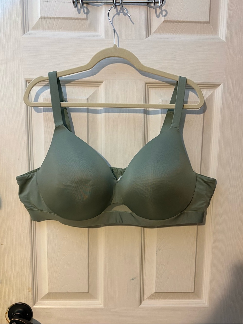 Cacique Sage Green Lightly Lined Full Coverage Bra
